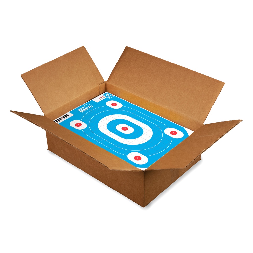 B27-Shield 12.5"x19" Paper Targets (Bulk 1,000 Case)