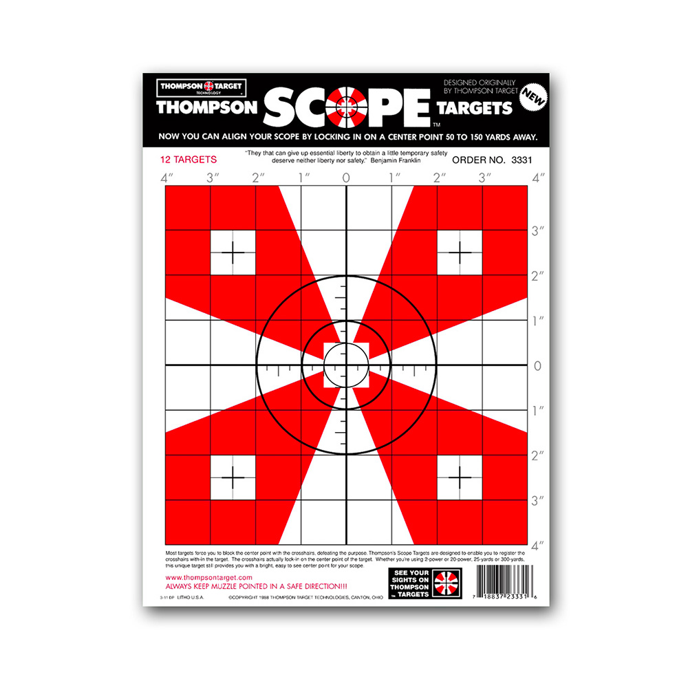 Scope 9&quot;x12&quot; Paper Targets (Bulk 500 Pack)