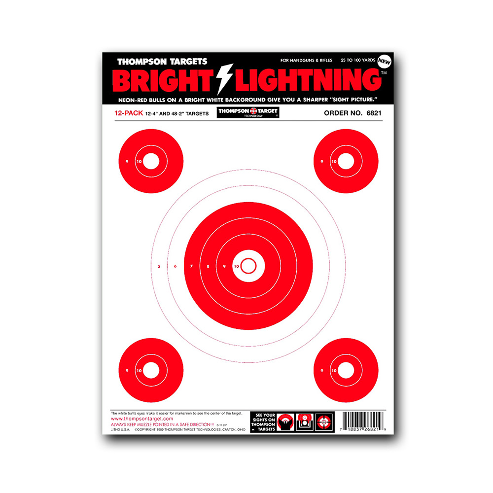 Bright Lightning 19"x12" Paper Targets (Bulk 500 Pack)