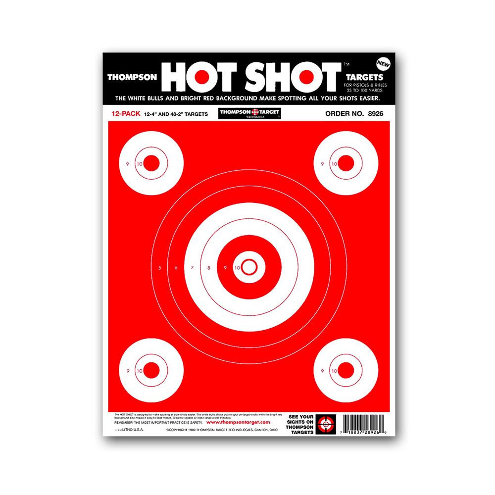 Hot Shot 9"x12" Paper Target (Bulk 500 Pack)