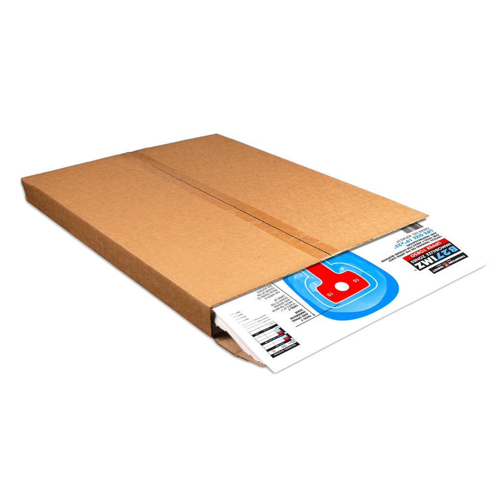 B27-IMZ Silhouette 19&quot;x25&quot; Paper Targets (Bulk 500 Case)