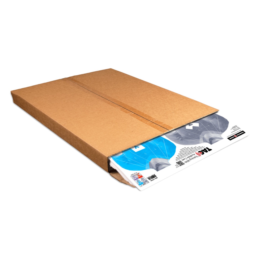 TAC (Training w/Audible Cues) 19"x25" Paper Targets (Bulk 500 Case)