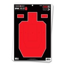 HALO IPSC Half-Size 12.5&quot;x19&quot; Reactive Targets (Bulk 100 Pack)