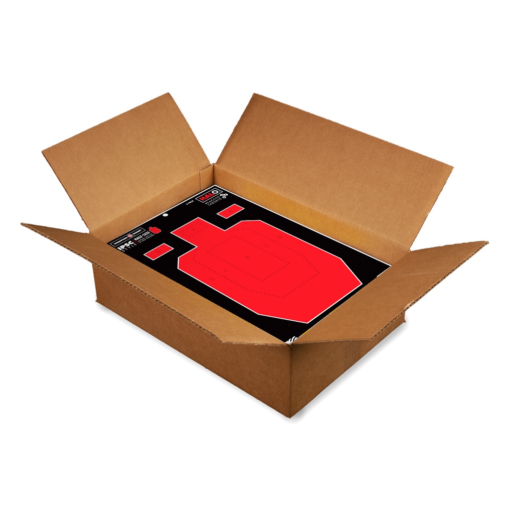 HALO IPSC Half-Size 12.5&quot;x19&quot; Reactive Targets (Bulk 500 Case)