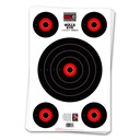 HALO Bullseye 10&quot; &amp; 4&quot; Reactive 12.5&quot;x19&quot; Targets (Bulk 100 Pack)