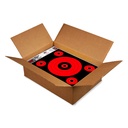 HALO Bullseye 10" &amp; 3" Reactive 12.5"x19" Targets (Bulk 500 Case)