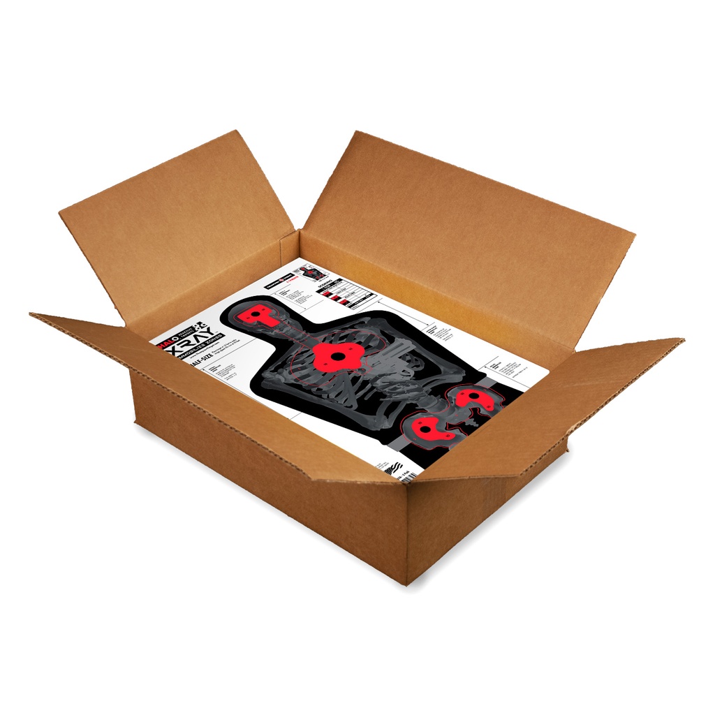 HALO X-Ray Silhouette 12.5&quot;x19&quot; Reactive Targets (Bulk 500 Pack)