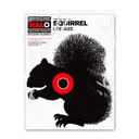 HALO Life-Size Squirrel 8.5"x11" Reactive Targets (Retail 30 Pack)