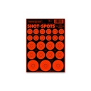 Shot-Spots Orange 6.5"x9" Adhesive Targets (Bulk 250 Pack)
