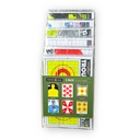 7600-A Metal Display with 72 Units of 19&quot;x25&quot; Paper Targets 5/Pack