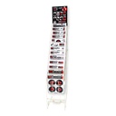 5800-A Metal Cascading Display with 100 Units of 8.5&quot;x11&quot; HALO Reactive Targets 10/Pack