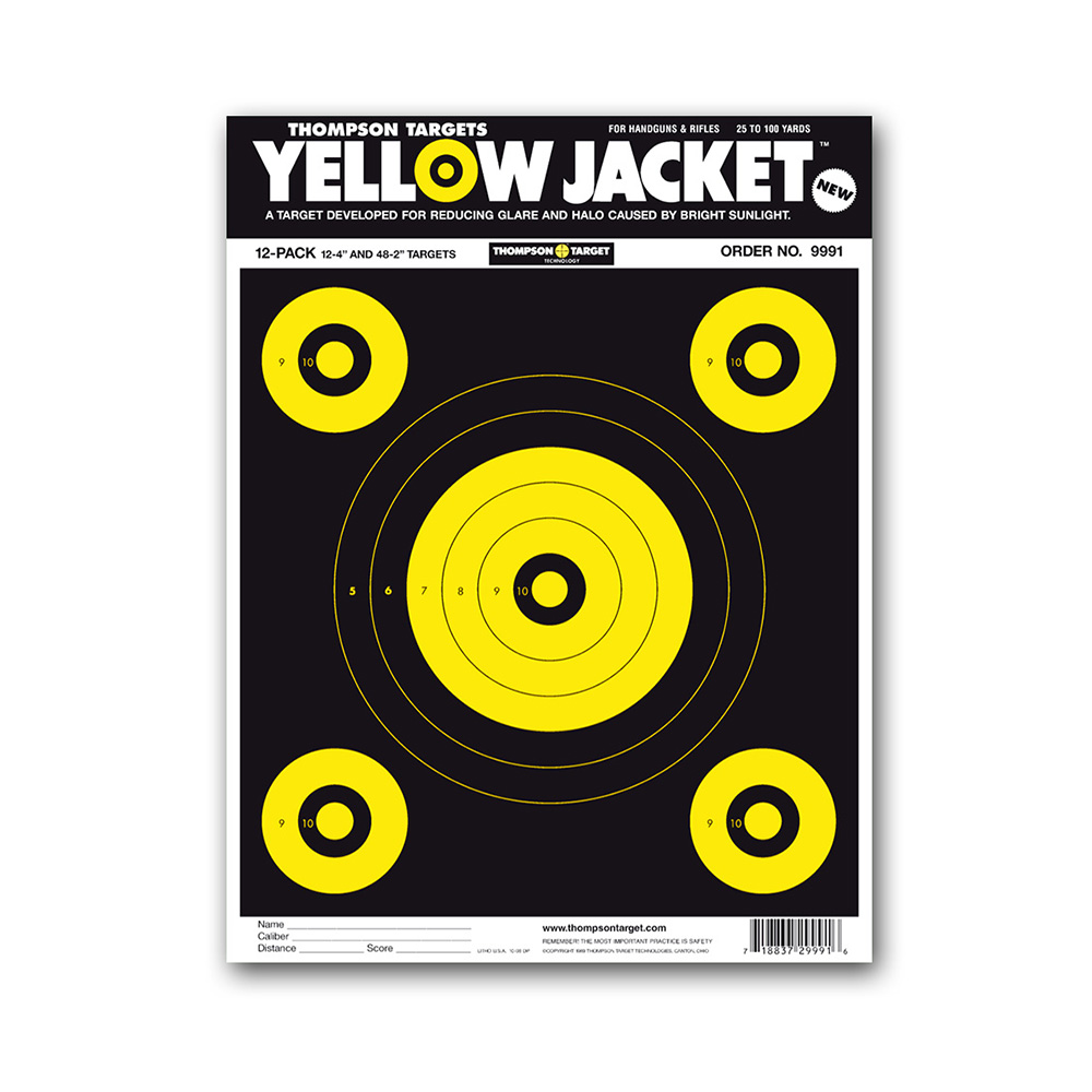 Yellow Jacket 9&quot;x12&quot; Paper Target (Bulk 500 Pack)