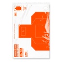 Basic Training 75% IPSC/USPSA 19&quot;x25&quot; Paper Targets (Retail 5 Pack)