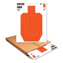 Basic Training 75% IPSC/USPSA 19"x25" Paper Targets (Bulk 500 Carton)