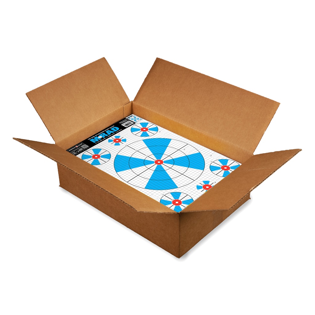 M-Rad 12.5"x19" Paper Targets (Bulk 1,000 Carton)