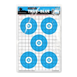 [2020-10] True Blue 12.5"x19" Paper Targets (Retail 10 Pack)