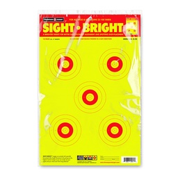 [2222-10] Sight Bright 12.5"x19" Paper Targets (Retail 10 Pack)