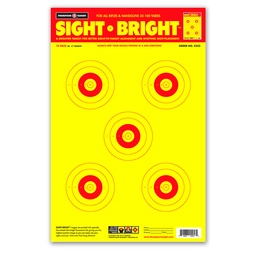 [2222-100] Sight Bright 12.5&quot;x19&quot; Paper Targets (Bulk 100 Pack)