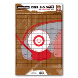 [8800-100] Life-Size Deer 12.5"x19" Paper Targets (Bulk 100 Pack)