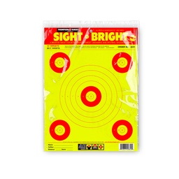 [2221-60] Sight Bright 9"x12" Paper Target (Retail 60 Pack)