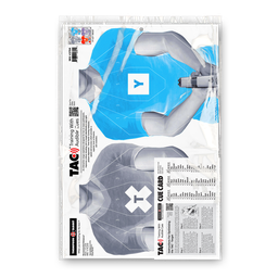 [2704-5] TAC (Training w/Audible Cues) 19"x25" Paper Targets (Retail 5 Pack &amp; Cue Card)