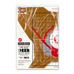 [8825-5] Life-Size Deer 19"x25" Paper Targets (Retail 5 Pack)