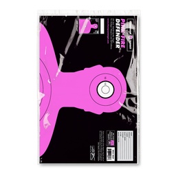 [0627-20] Pink-Fire Silhouette 19"x25" Paper Targets (Retail 20 Pack)