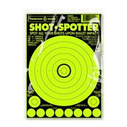 [5502-10] Shot-Spotter Green 6.5&quot;x9&quot; Adhesive Targets (Retail 10 Pack)