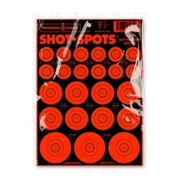 [5505-10] Shot-Spots Orange 6.5&quot;x9&quot; Adhesive Targets (Retail 10 Pack)