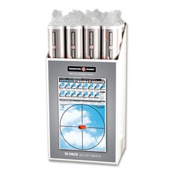 [1200-C] Case of 12 - Shotgun Trouble Shooter 25&quot;x38&quot; Paper Targets (Retail 10 Pack Roll)