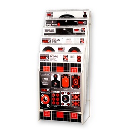 [7600-C] 7600-C Metal Display with 72 Units of 12.5"x19" HALO Reactive Targets 5/Pack