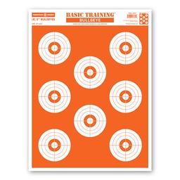 [1602-100] Basic Training Bullseye 19&quot;x25&quot; Paper Targets (Bulk 100 Pack)