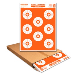 [1602-500] Basic Training Bullseye 19"x25" Paper Targets (Bulk 500 Case)