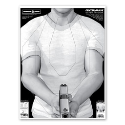 [2702-100] Center-Mass Defense 19&quot;x25&quot; Paper Targets (Bulk 100 Pack)