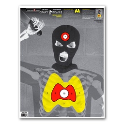 [0656-100] Crazy Bones Knife 19"x25" Paper Target (Bulk 100 Pack)
