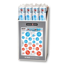[4001-C] Case of 12 - Air Strike Game 19"x25" Paper Targets (Retail 20 Pack Roll)