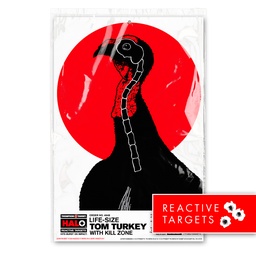 [4648-20] HALO Life-Size Turkey 12.5&quot;x19&quot; Reactive Targets (Retail 20 Pack)