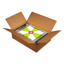 [9300-1000] Group Shooter Rifle 12.5"x19" Paper Targets (Bulk 1,000 Case)