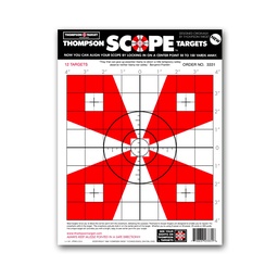 [3331-500] Scope 9"x12" Paper Targets (Bulk 500 Pack)
