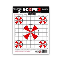 [2331-500] Scope-2 9&quot;x12&quot; Paper Targets (Bulk 500 Pack)