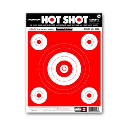 [8926-500] Hot Shot 9"x12" Paper Target (Bulk 500 Pack)