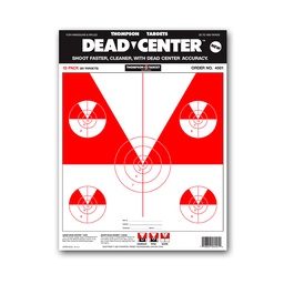 [4501-500] Dead Center 9"x12" Paper Target (Bulk 500 Pack)