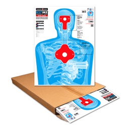 [6924-500] B27-IMZ Silhouette 19"x25" Paper Targets (Bulk 500 Case)