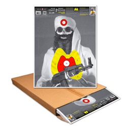[0858-500] Crazy Bones Terrorist 19"x25" Paper Targets (Bulk 500 Case)