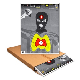 [0656-500] Crazy Bones Knife 19"x25" Paper Target (Bulk 500 Case)