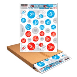 [4001-500] Air Strike Game 19"x25" Paper Targets (Bulk 500 Case)