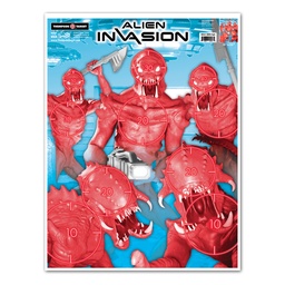 [4003-100] Alien Invasion Game 19&quot;x25&quot; Paper Targets (Bulk 100 Pack)