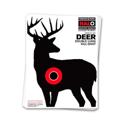[4607-200] HALO Deer 8.5&quot;x11&quot; Reactive Targets (Bulk 200 Pack)