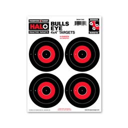 [7042-200] HALO 4x4&quot; Bullseye 8.5&quot;x11&quot; Reactive Targets (Bulk 200 Pack)