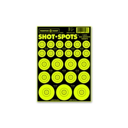 [5506-250] Shot-Spots Green 6.5"x9" Adhesive Targets (Bulk 250 Pack)